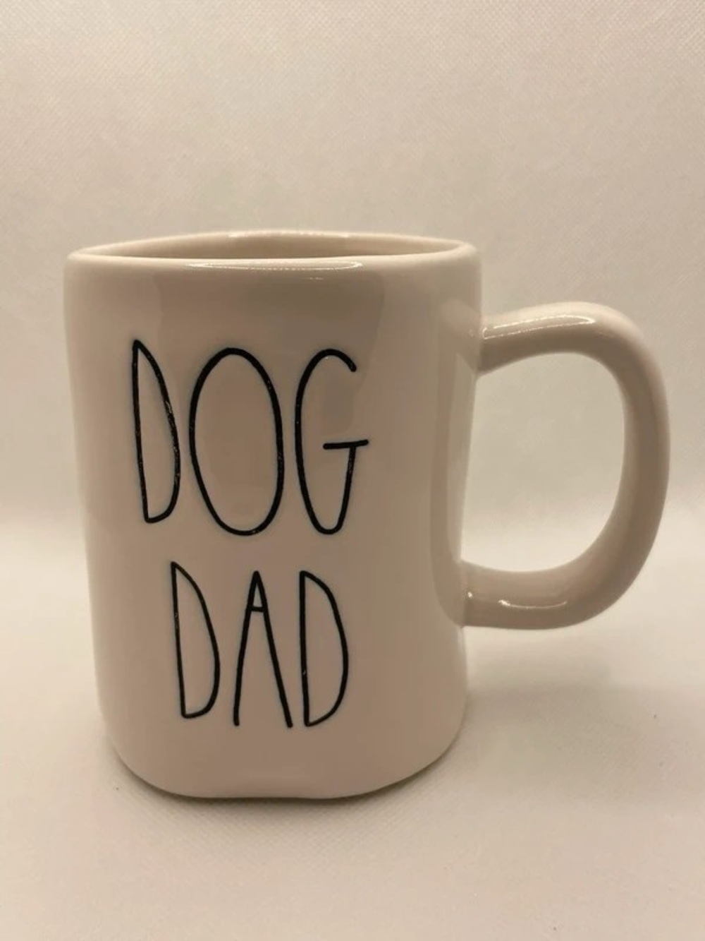 Dog Dad Ceramic Mug in White - Pet Lover Gift